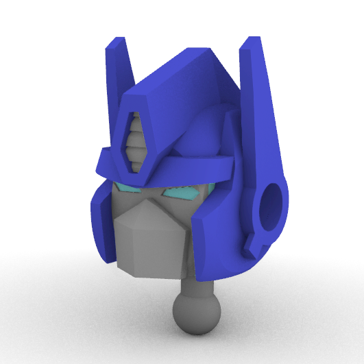 Transformers Optimus Prime 3D Baskı Oyuncak Modeli - 25 cm