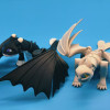 Ejderha Eğitimi Toothless Yavruları 3D Baskı Mini Figür Seti - 4 Renk Seçeneği