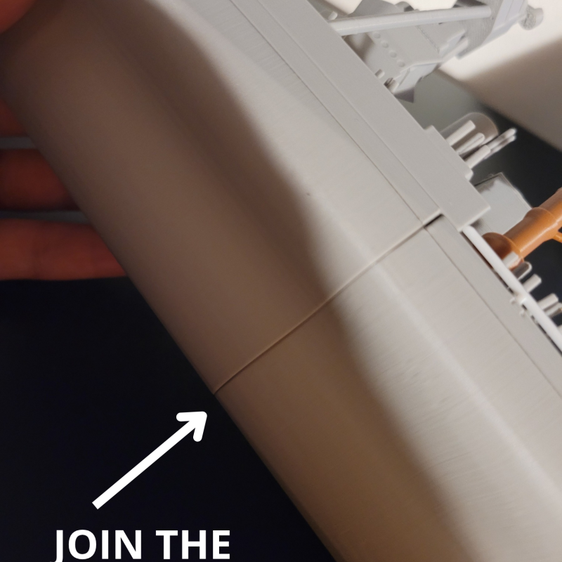 U.S.S TEXAS BB-35 3D Baskı Savaş Gemisi Modeli - PLA Maket