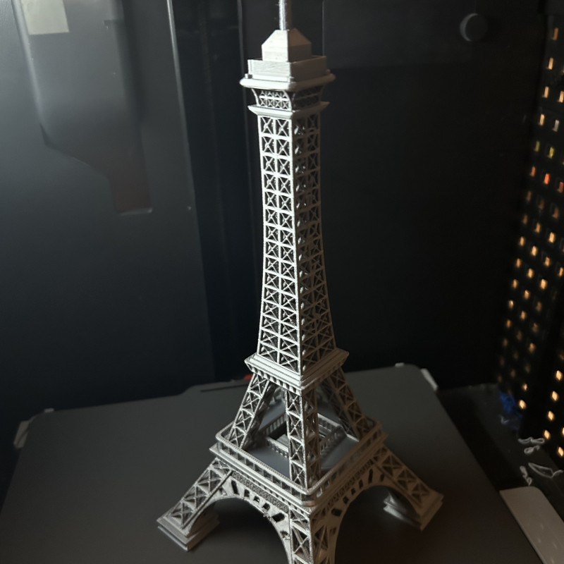 3D Baskı Eyfel Kulesi Maketi - 18cm 22cm 28cm Boyutlarında