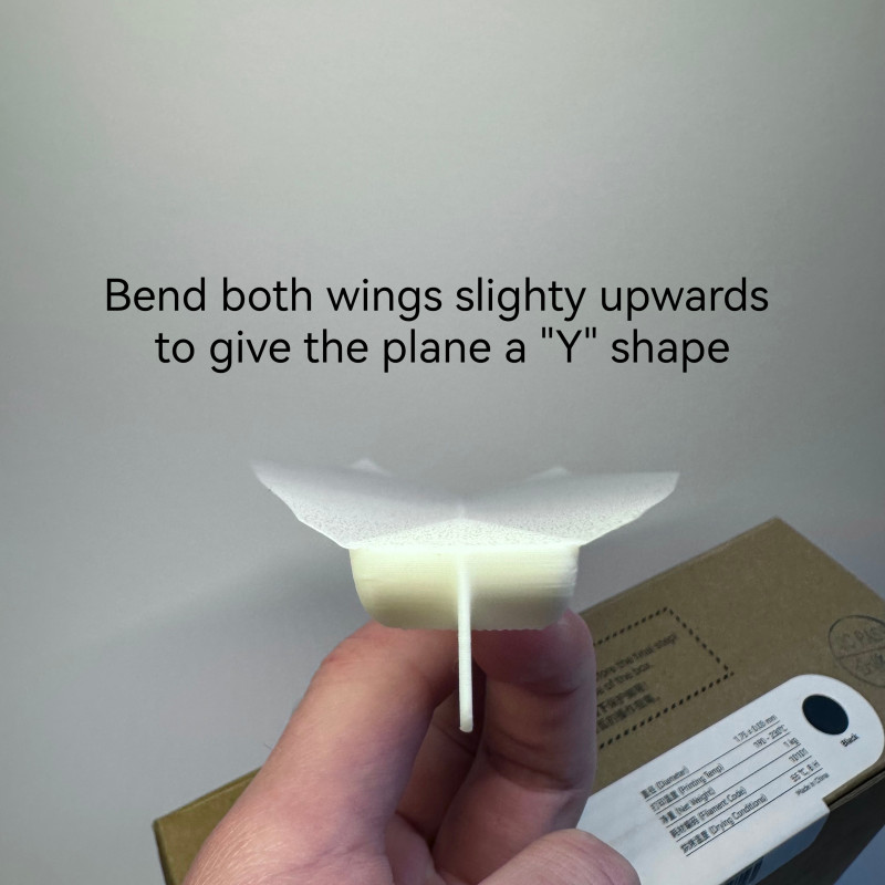 3D Baskı Kağıt Uçak - Mükemmel Uçuş ve Dayanıklı PLA Oyuncak