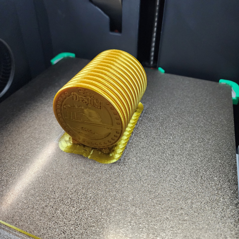 Disney Destiny Keel Coin Anma Madalyonu - 3D Baskı Koleksiyon Parçası Disney Destiny Keel Coin Anma Madalyonu - 3D Baskı Koleksiyon Parçası