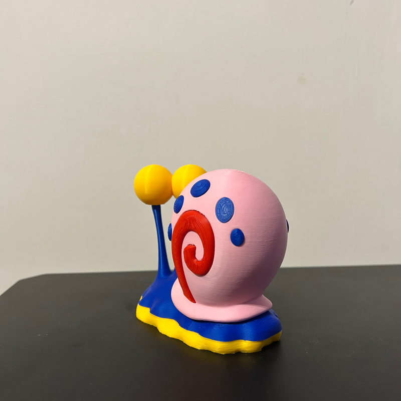 SüngerBob Gary Salyangoz 3D Baskı Maketi - Kolay Montaj