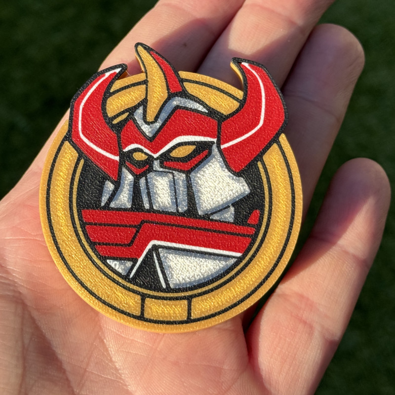 Fortnite Megazord Madalyonu - 3D Baskı Koleksiyon Parçası