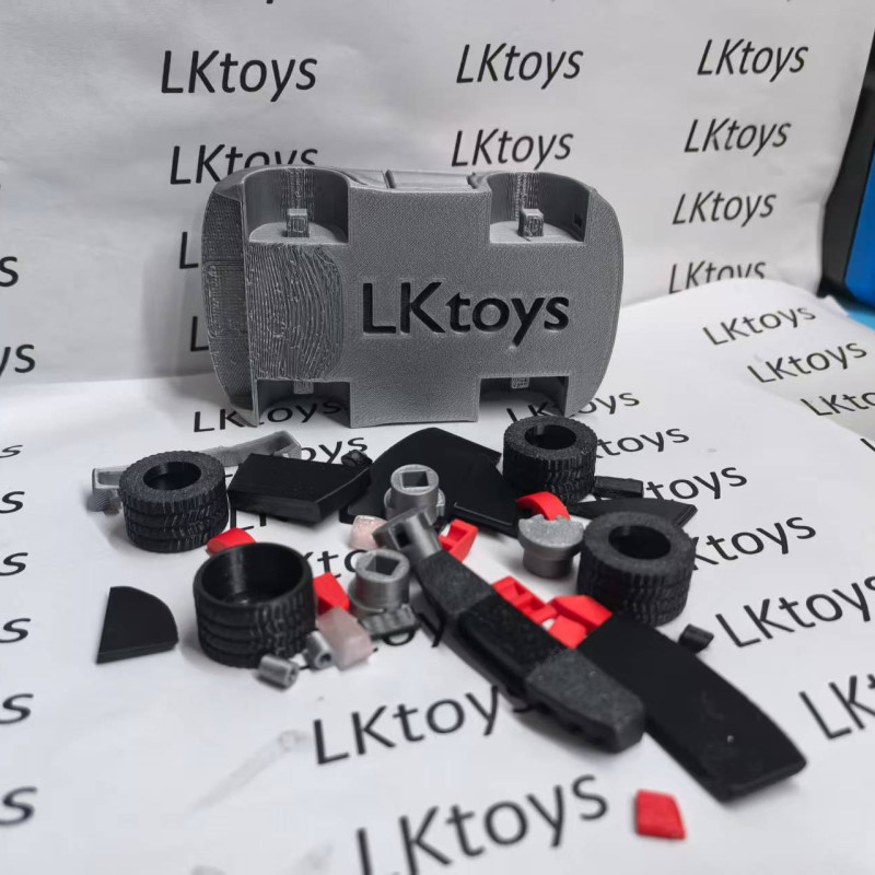 Mitsubishi Lancer Evolution X Chibi Model Araba - 3D Baskı Oyuncak