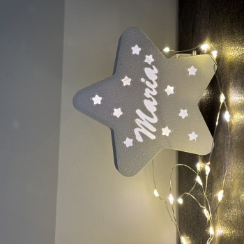 Kişiselleştirilmiş Noel Yıldızı Dekoru - 3D Baskı Hediyelik