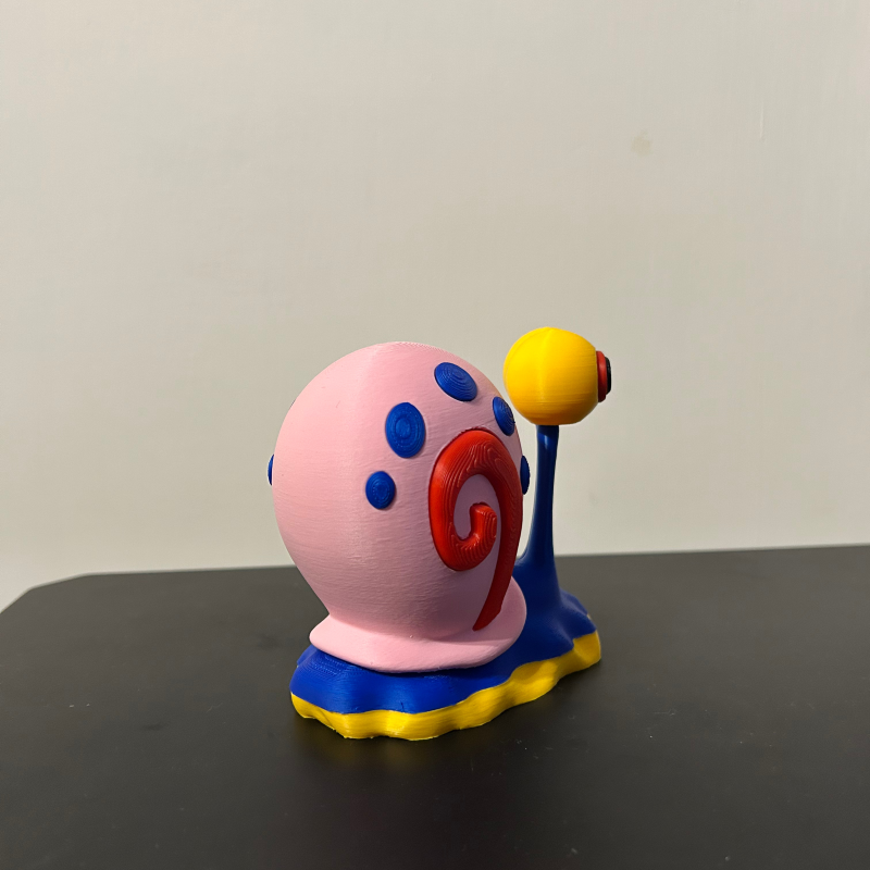 SüngerBob Gary Salyangoz 3D Baskı Maketi - Kolay Montaj