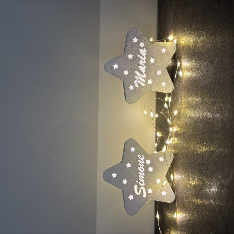 Kişiselleştirilmiş Noel Yıldızı Dekoru - 3D Baskı Hediyelik