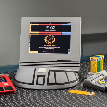 Star Trek TNG iPad Mini Terminal 3D Baskı Kasa - Özel Tasarım