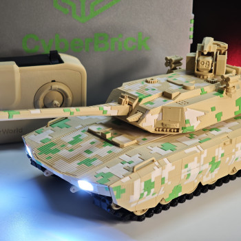 CyberBrick Type 100 Tank RC Model - 3D Baskılı Oyuncak