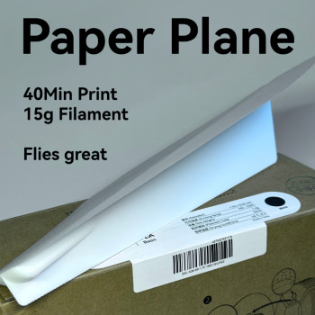 3D Baskı Kağıt Uçak - Mükemmel Uçuş ve Dayanıklı PLA Oyuncak