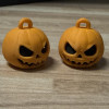 Mini Balkabağı Halloween Küpe - 3D Baskı Özel Tasarım