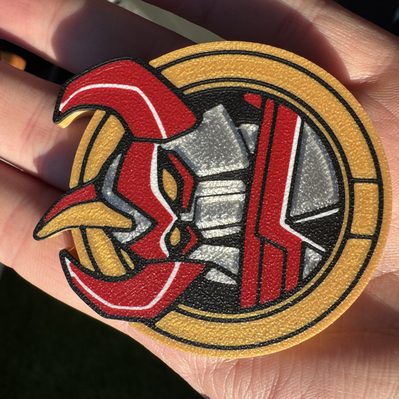 Fortnite Megazord Madalyonu - 3D Baskı Koleksiyon Parçası