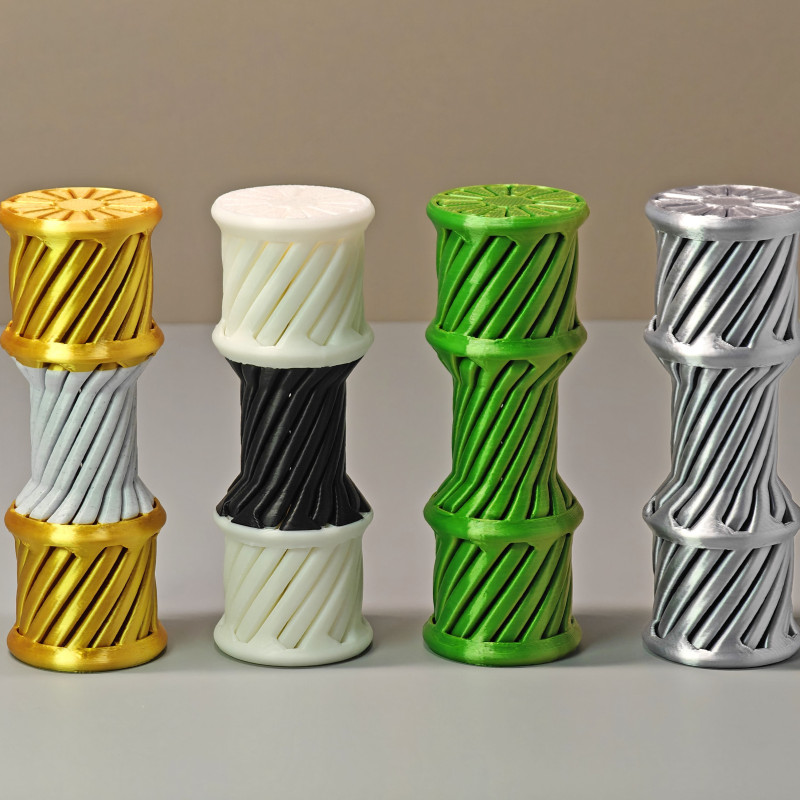 Sürekli Dönen Spiralli Stres Azaltıcı Oyuncağı - 3D Baskı