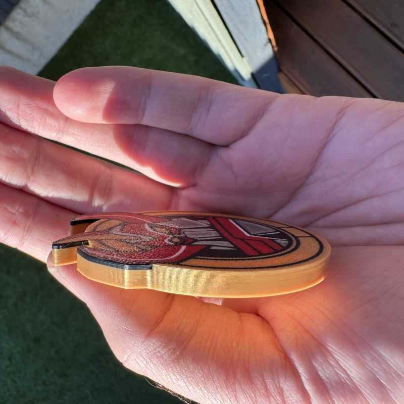 Fortnite Megazord Madalyonu - 3D Baskı Koleksiyon Parçası