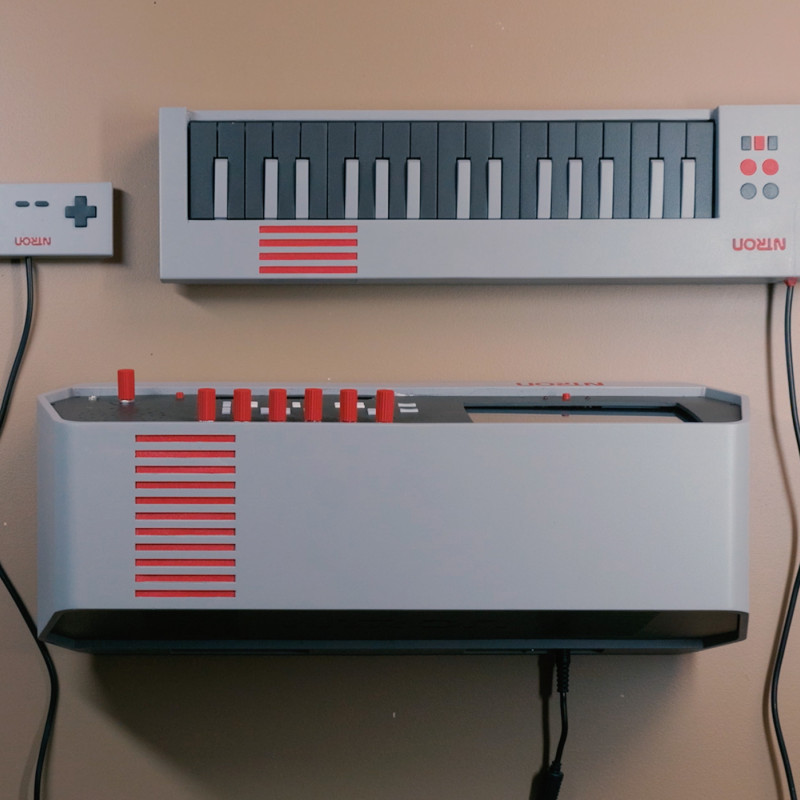 Ntron Retro Arcade ve Chiptune Synthesizer - 3D Baskı DIY Müzik Kiti