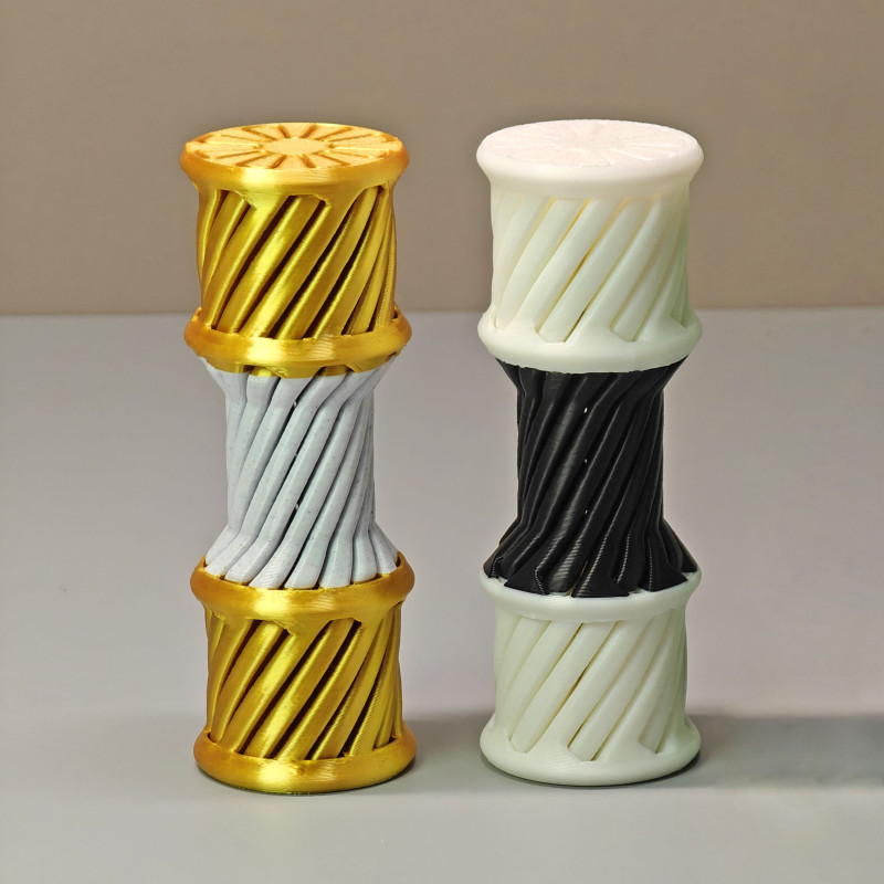 Sürekli Dönen Spiralli Stres Azaltıcı Oyuncağı - 3D Baskı