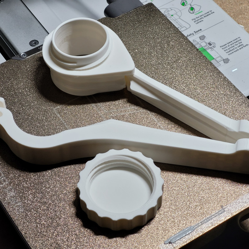 Vidalı Kapaklı Kahve Poşeti Klipsi - 3D Baskı Dayanıklı Ev Aksesuarı