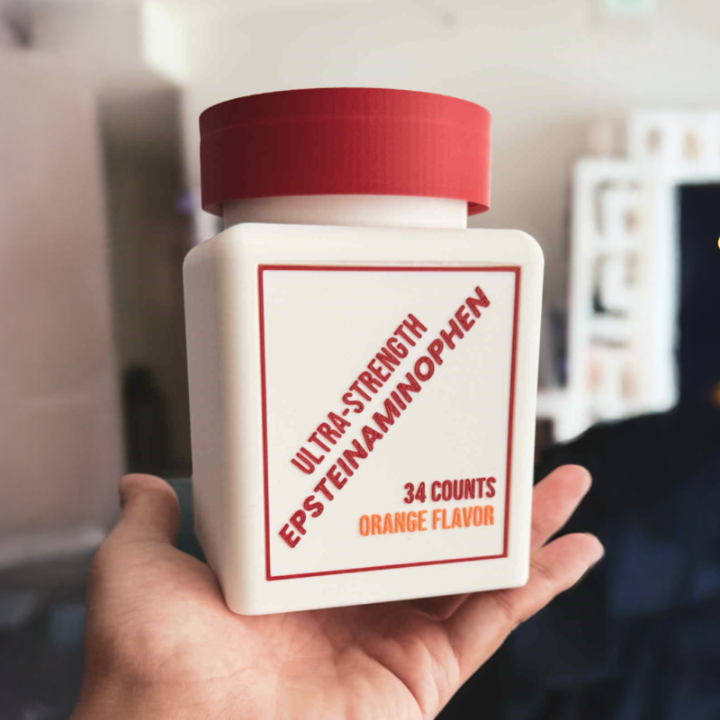 Gizli Saklama Şişesi - 3D Baskılı Özgün Organizatör