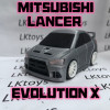 Mitsubishi Lancer Evolution X Chibi Model Araba - 3D Baskı Oyuncak