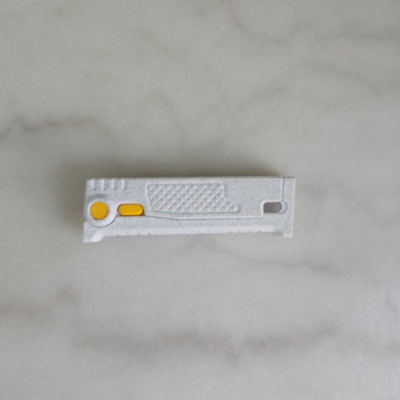 3D Baskı Tamamen Baskılı EDC Çakı - Pratik Stanley Bıçaklı 3D Baskı Tamamen Baskılı EDC Çakı - Pratik Stanley Bıçaklı