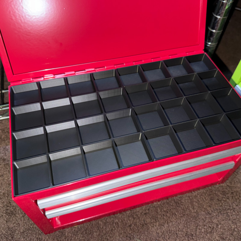 Mini Kobalt Çekmece Organizatörü - 3D Baskı Masa Düzenleyici