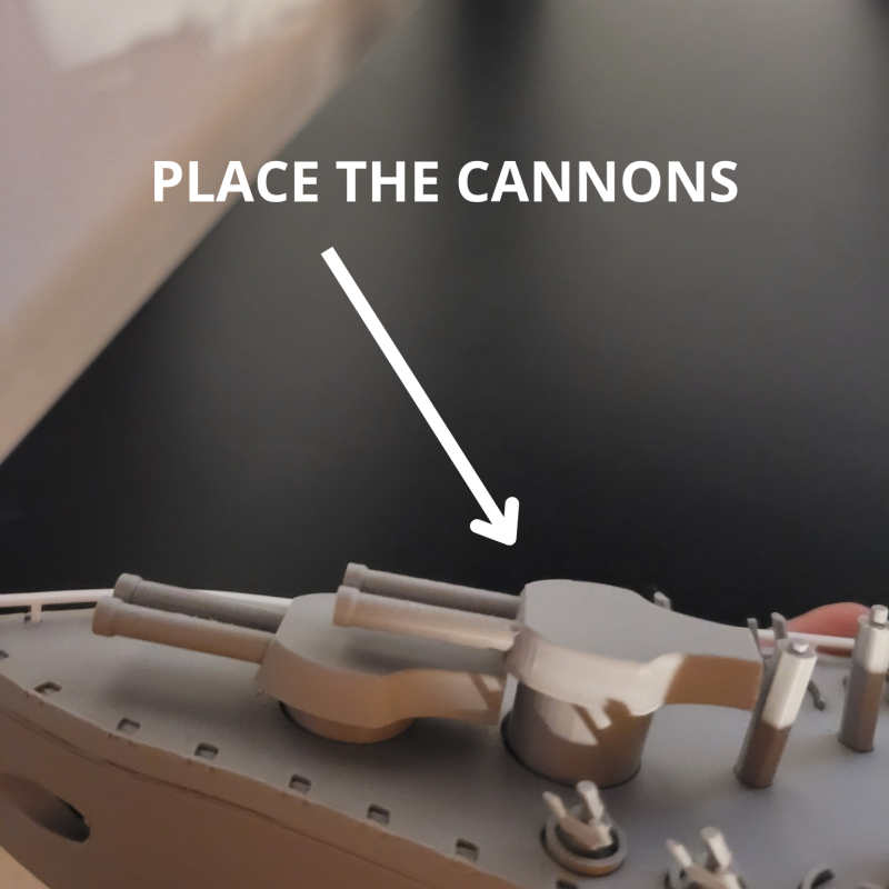 U.S.S TEXAS BB-35 3D Baskı Savaş Gemisi Modeli - PLA Maket