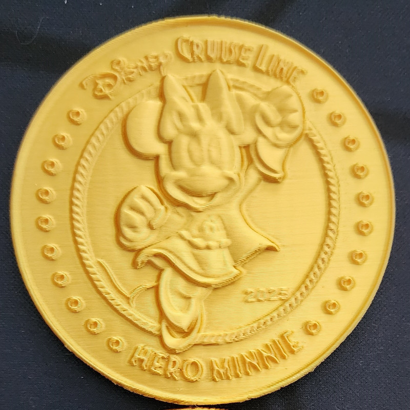 Disney Destiny Keel Coin Anma Madalyonu - 3D Baskı Koleksiyon Parçası Disney Destiny Keel Coin Anma Madalyonu - 3D Baskı Koleksiyon Parçası