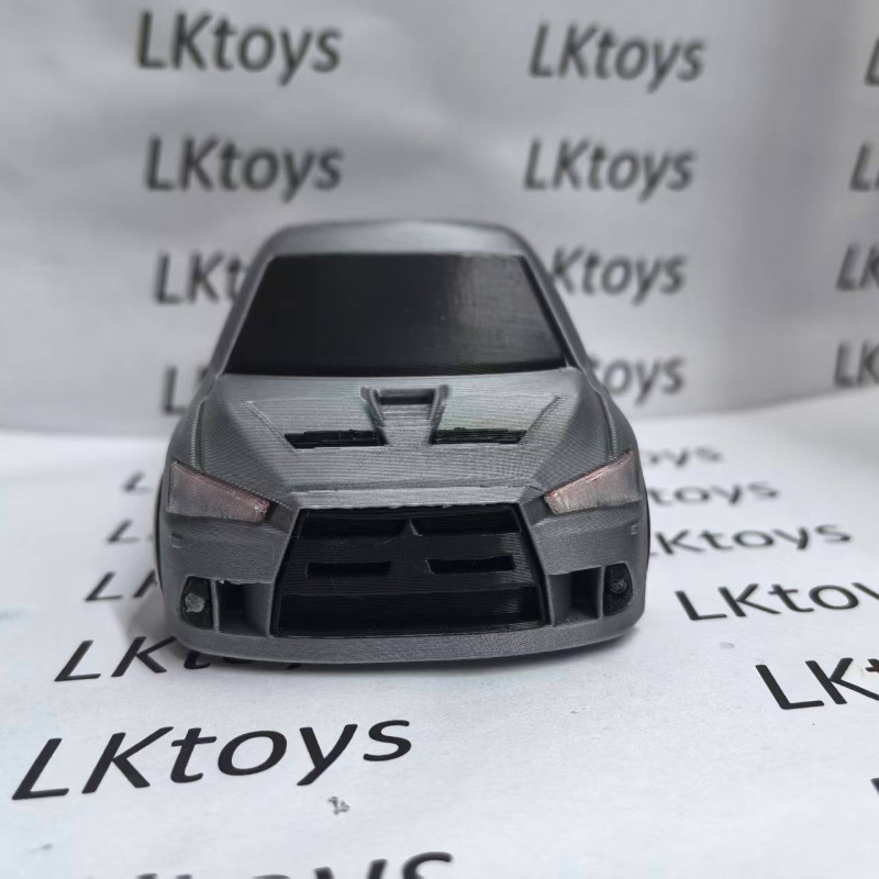 Mitsubishi Lancer Evolution X Chibi Model Araba - 3D Baskı Oyuncak