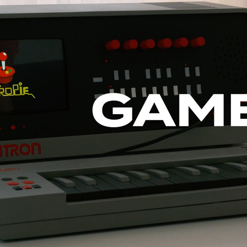 Ntron Retro Arcade ve Chiptune Synthesizer - 3D Baskı DIY Müzik Kiti