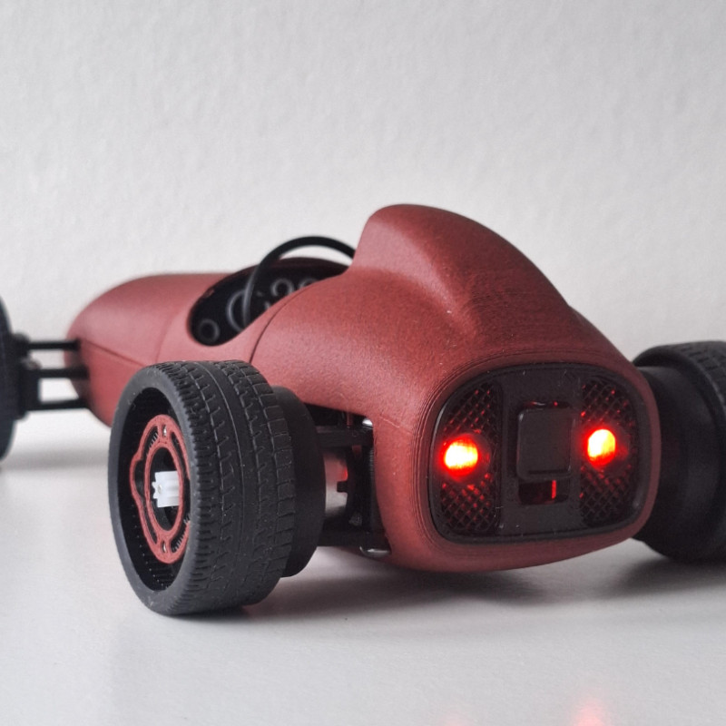 Vintage Formula CyberBrick RC Araba - 3D Baskı Hobi Seti