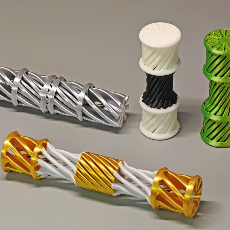 Sürekli Dönen Spiralli Stres Azaltıcı Oyuncağı - 3D Baskı