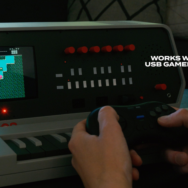 Ntron Retro Arcade ve Chiptune Synthesizer - 3D Baskı DIY Müzik Kiti