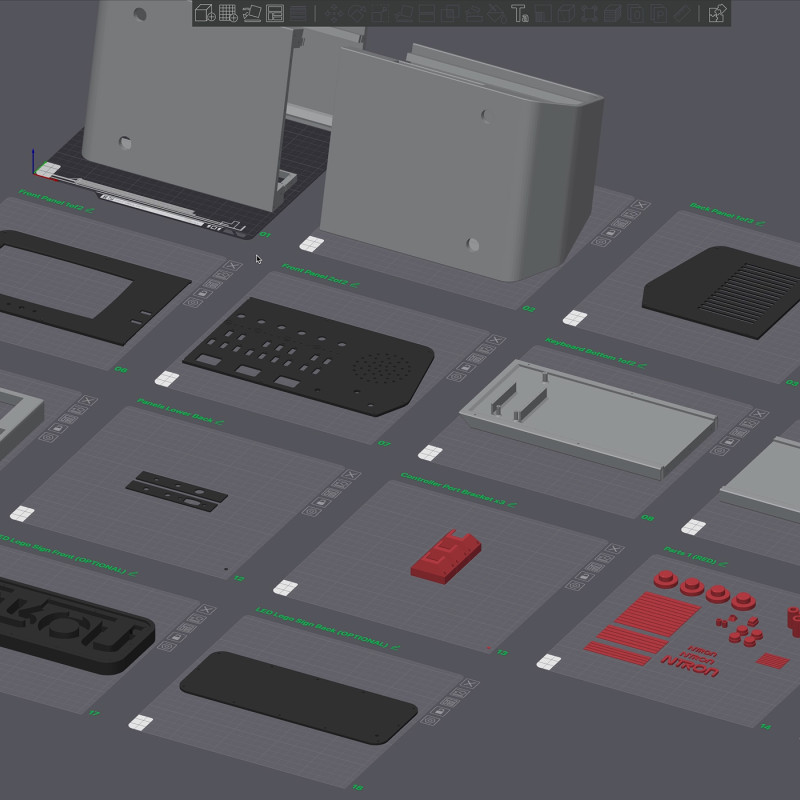 Ntron Retro Arcade ve Chiptune Synthesizer - 3D Baskı DIY Müzik Kiti
