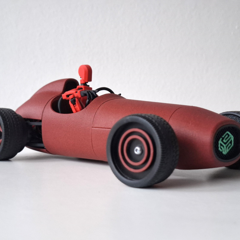 Vintage Formula CyberBrick RC Araba - 3D Baskı Hobi Seti