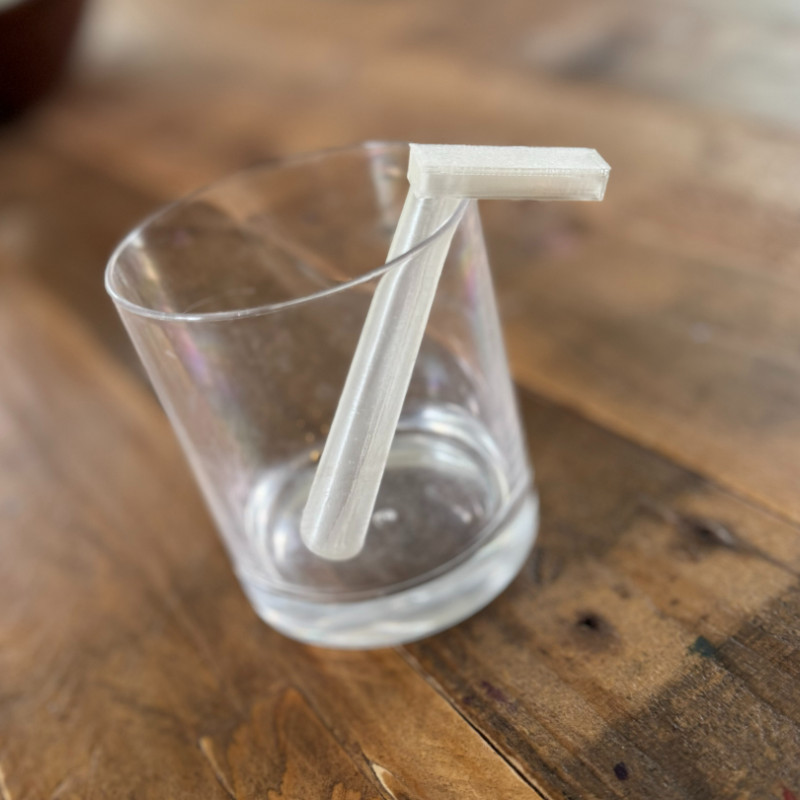 Hıçkırık Giderici 3D Baskı Pipet - Pratik Tıbbi Araç