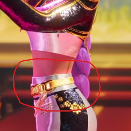 Rumi Kpop Demon Hunter Cosplay Kemer ve Askılık Seti - 3D Baskı Aksesuar