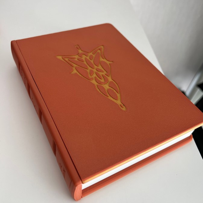 Gizli Bölmeli LOTR Temalı 3D Baskı Kitap Kutusu - Puzzle Kasa