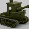 AI Tasarım Benchy Tank - 3D Baskı Oyuncak ve Dekor