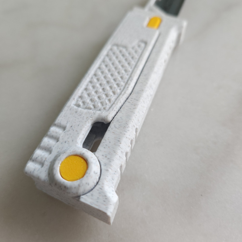 3D Baskı Tamamen Baskılı EDC Çakı - Pratik Stanley Bıçaklı 3D Baskı Tamamen Baskılı EDC Çakı - Pratik Stanley Bıçaklı