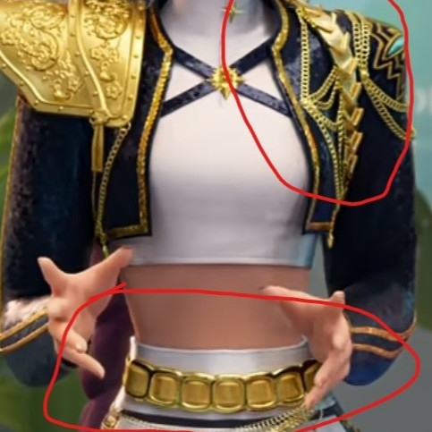 Rumi Kpop Demon Hunter Cosplay Kemer ve Askılık Seti - 3D Baskı Aksesuar