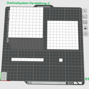 Çocuklar İçin Onluk Sistem Öğrenme Küpleri - 3D Baskı Matematik Eğitim Seti