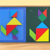 Renkli Tangram Blokları ve Saklama Kutusu - Eğitici 3D Baskı Oyun Seti