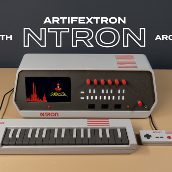 Ntron Retro Arcade ve Chiptune Synthesizer - 3D Baskı DIY Müzik Kiti