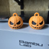 Mini Balkabağı Halloween Küpe - 3D Baskı Özel Tasarım