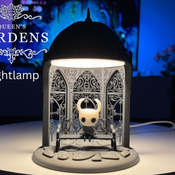 Hollow Knight Diorama - Kraliçe Bahçesi Bank 3D Baskı Modeli