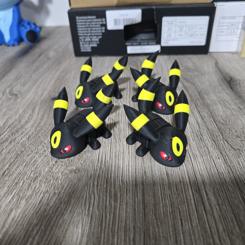 Flexi Umbreon 3D Baskılı Aksesuar ve Anahtarlık - Pokémon Koleksiyon