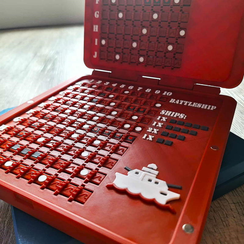 Klasik Savaş Gemisi Oyunu - Parça Kaybı Yok, 3D Baskılı