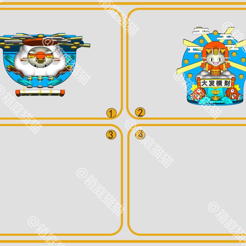 Zenginlik Tanrısı Meowth Dekorasyonu - Şans ve Bolluk Sembolü