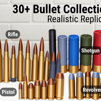30+ Gerçekçi Mermi Koleksiyonu - 3D Baskı Mermi Replikaları